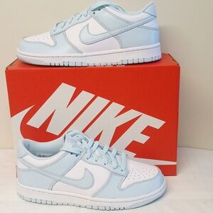 Nike Dunk Low/ 6Y=7.5w /white, Glacier blue/FB9109105